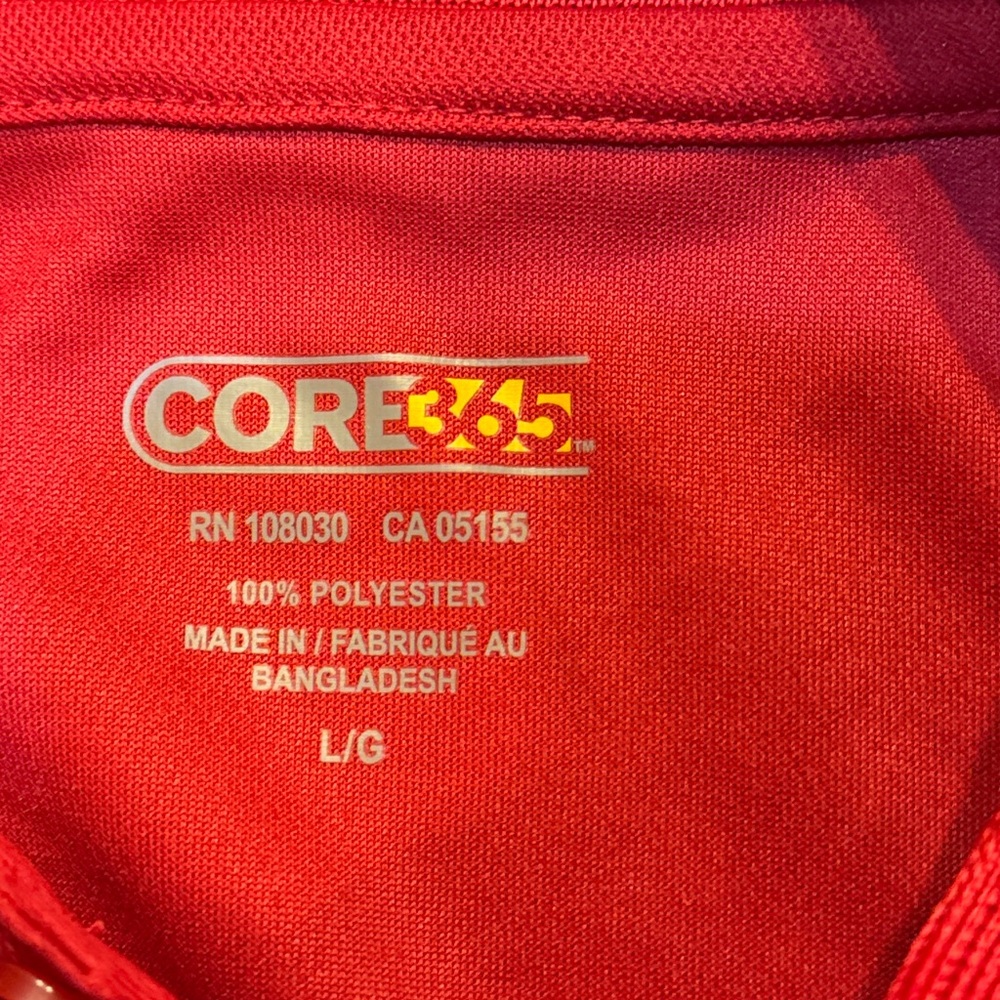 red size large Marist Admissions collared button down tee - Picture 4 of 4